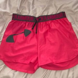 Junior Girls UnderArmour Athletic Shorts
